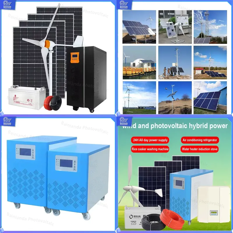 Renewable Energy Grid - Sistema Gerador Híbrido Eólico Solar 3KW