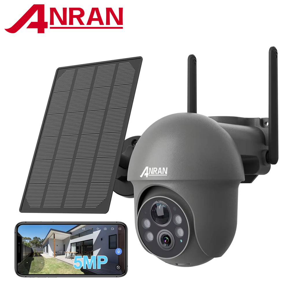 Solar Panel Tilt Mount - Anran 2k wifi câmera 3/5mp painel