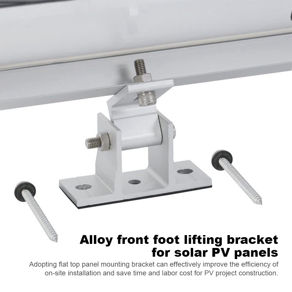Solar Panel Tilt Mount - 2 Peças de Suportes de Alumínio