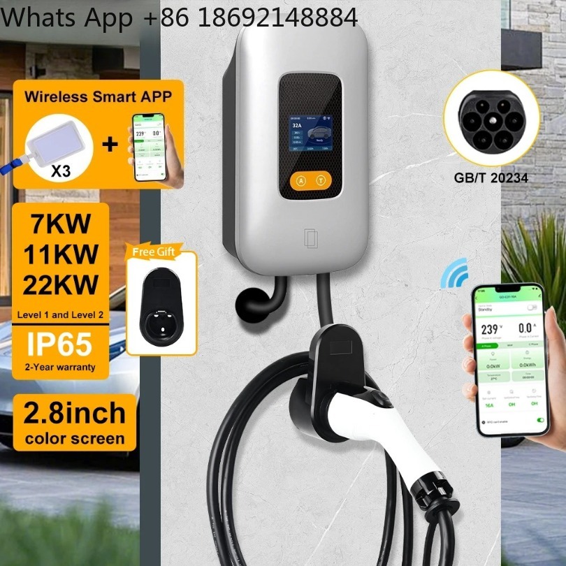 Ev Charger Wallbox - Estação de Carregamento EV 32A GBT