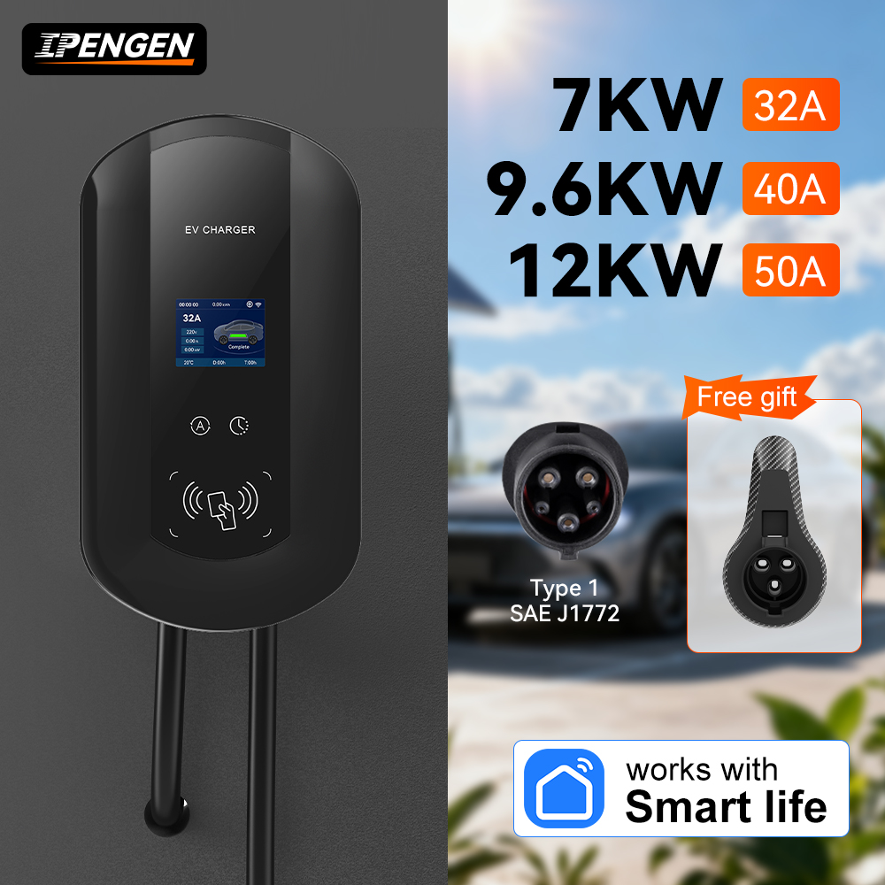 Ev Charger Wallbox - Estação de Carregamento EV IPENGEN 32A/40A/50A