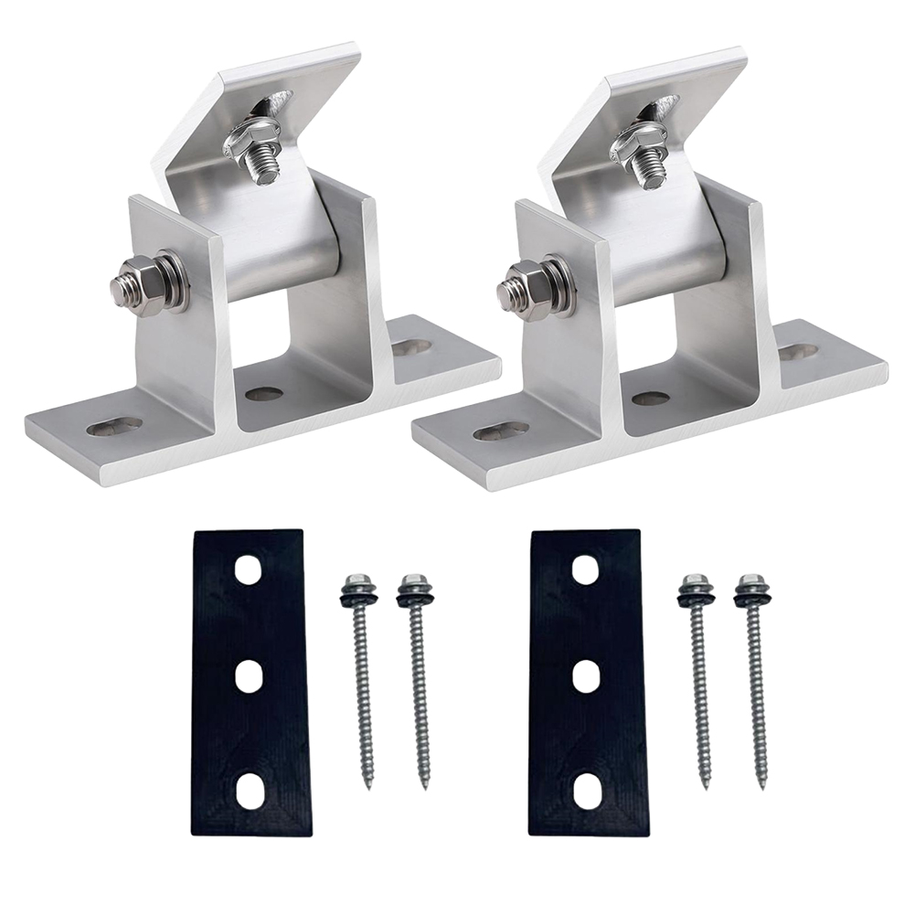 Solar Panel Tilt Mount - 2 Suportes de Alumínio para Painel