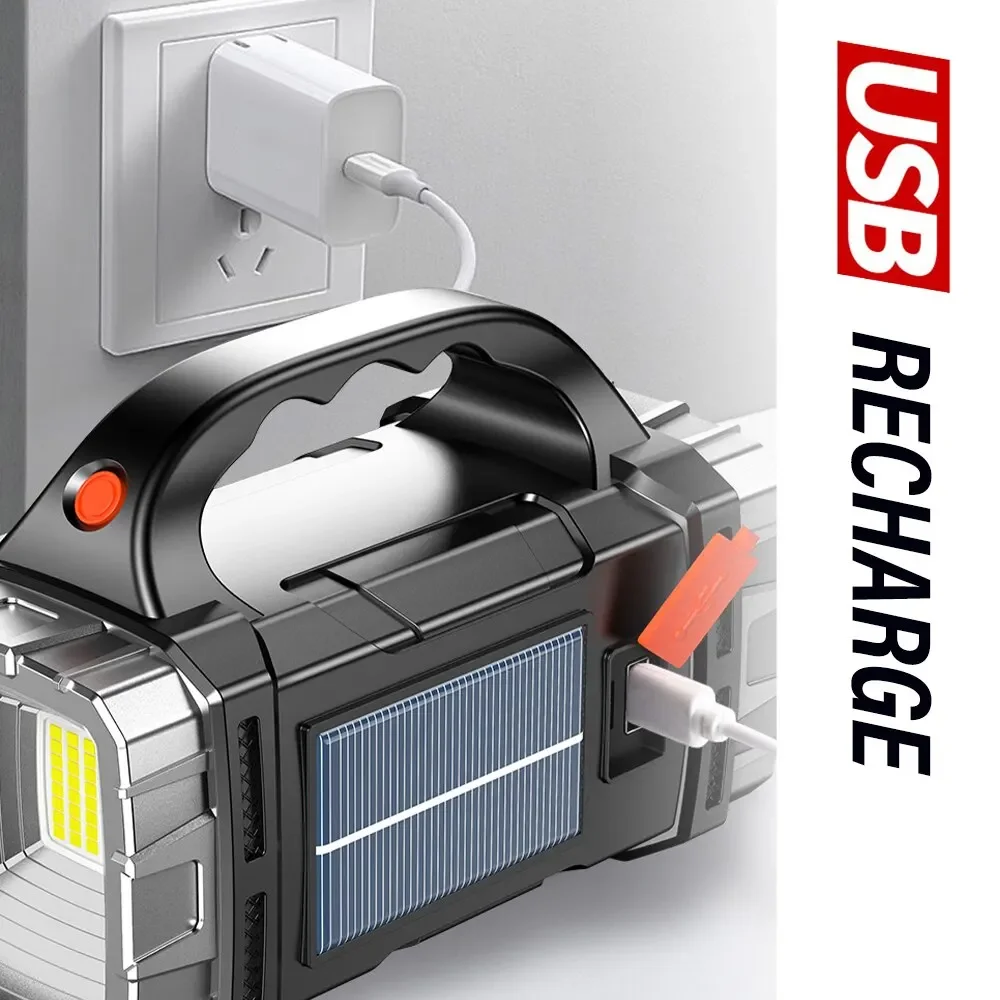 2024 poderosa lanterna led usb - Renewable Energy Source avaliação e preço