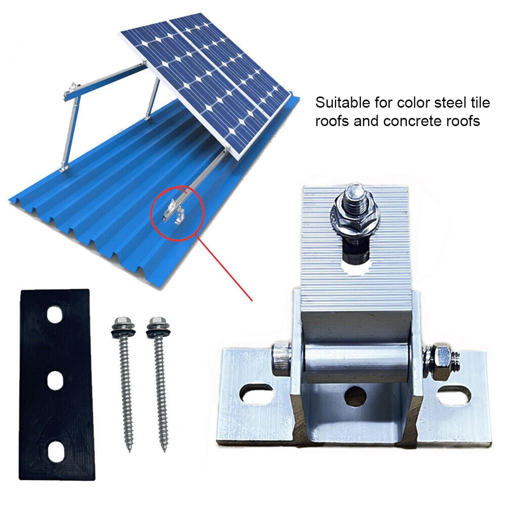2 Peças Suportes de Alumínio p - Solar Panel Tilt Mount avaliação e preço